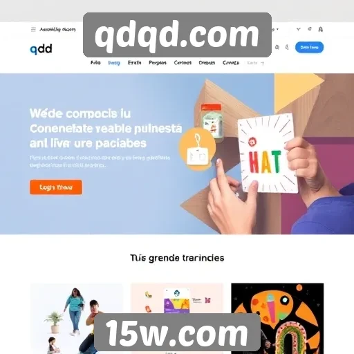 Acessibilidade e design do site qdqd.com